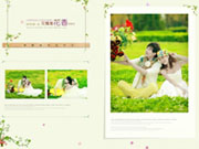 4月最新影楼韩式婚纱相册模板{花香}系列打包下载分享